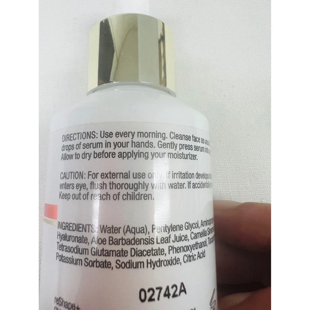 ReSHAPE Brightening Face Serum Unisex 2oz Vitamin C Hyaluronic Acid Anti-aging